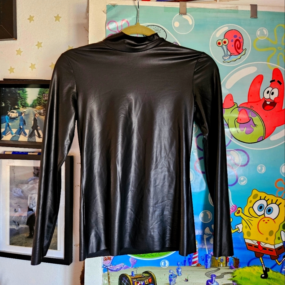 Pleather top